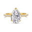 14k Gold Amour Pear Ring
