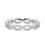 Art Deco Infinity Moissanite Pavé Eternity Band