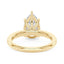 Pear-Shaped Moissanite Solitaire Engagement Ring