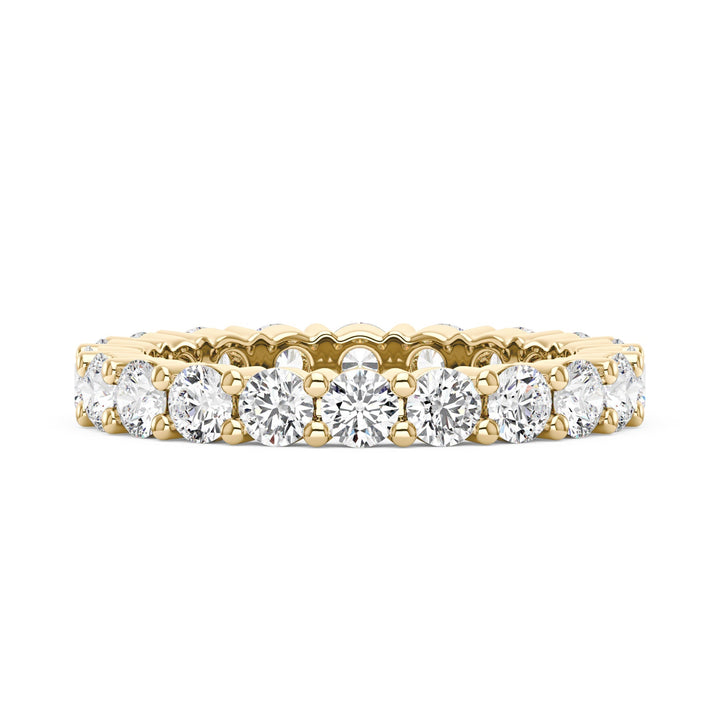 Round Cut Moissanite Full Eternity Ring