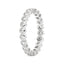 Round Moissanite Bezel Eternity Band