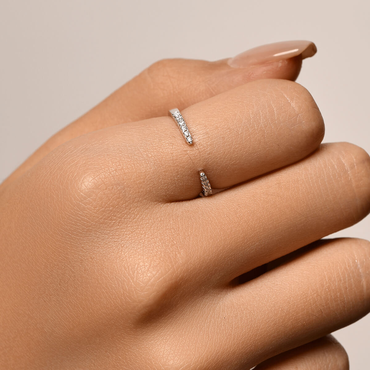 Open Arya Stacking Ring