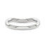Curved Moissanite Pavé Half Eternity Band
