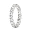 Round Cut Moissanite Full Eternity Ring
