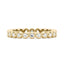 Round Moissanite Bezel Eternity Band